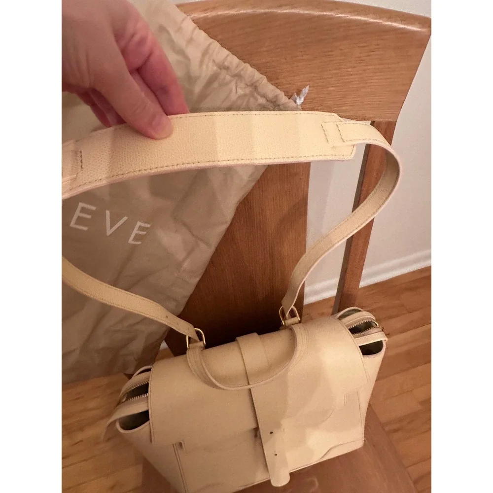 Senreve Maestra Purse Backpack Convertible Pebbled‎ Leather Crossbody